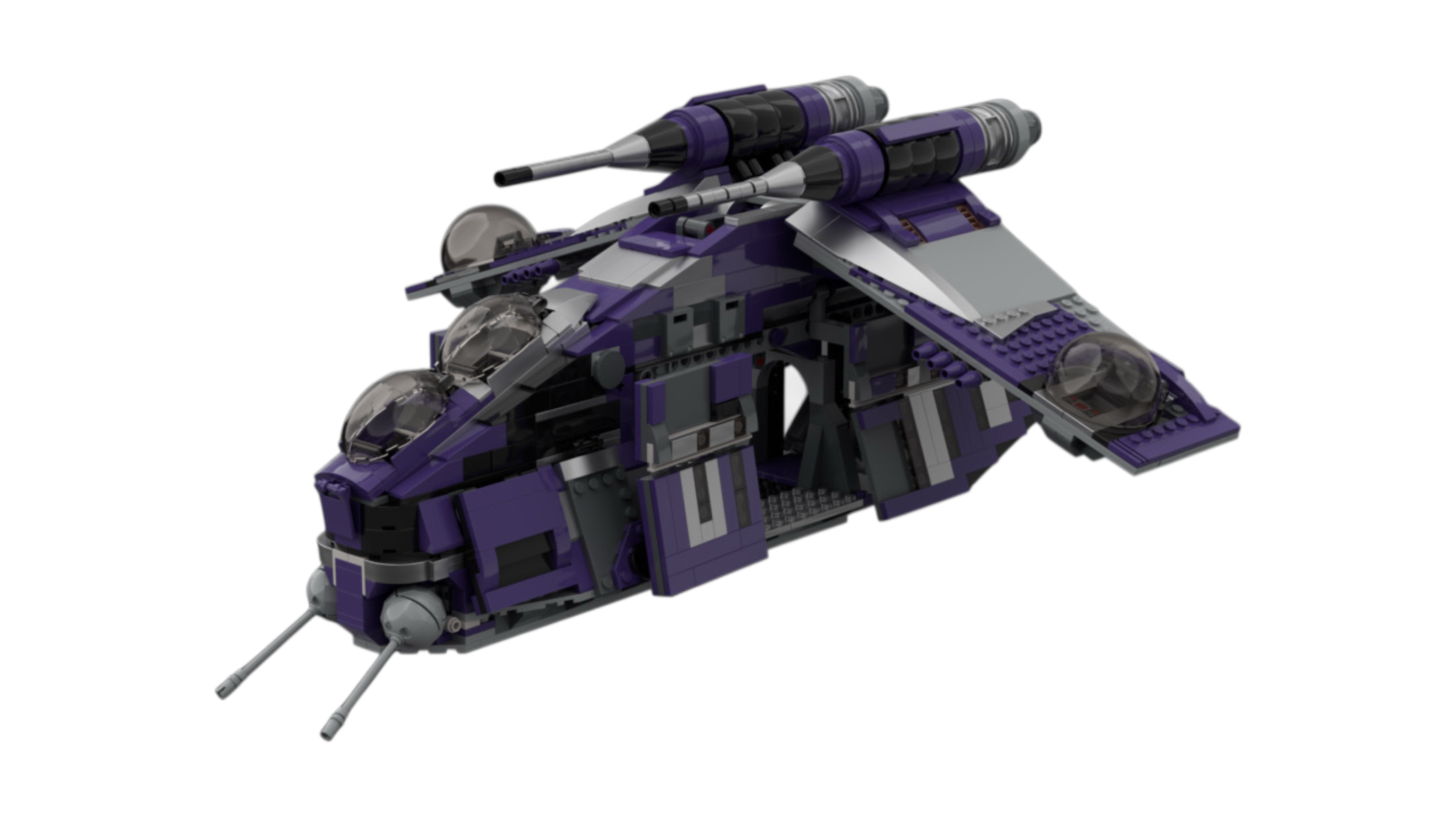 187th Gunship (V2) - Republic Gunship / LAAT - Custom Build Kit ...